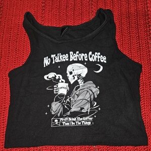 ROMWE Black Graphic Tee